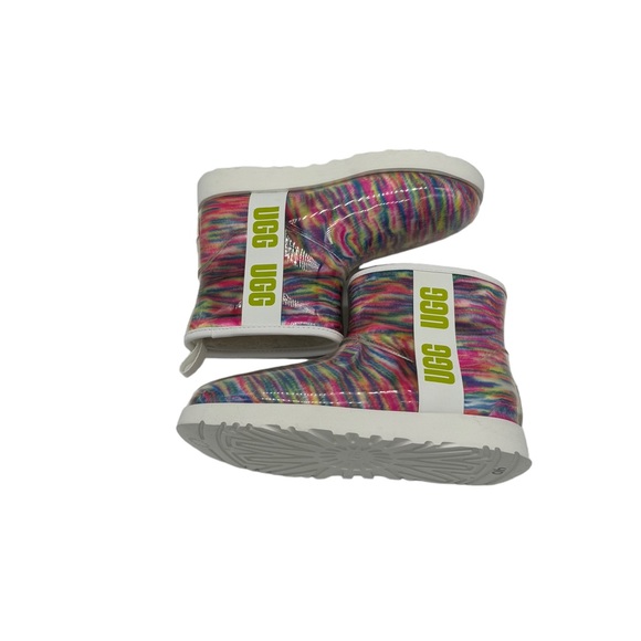 UGG Clear Mini Pixalate Pull On Booties Size 8 - Picture 5 of 8